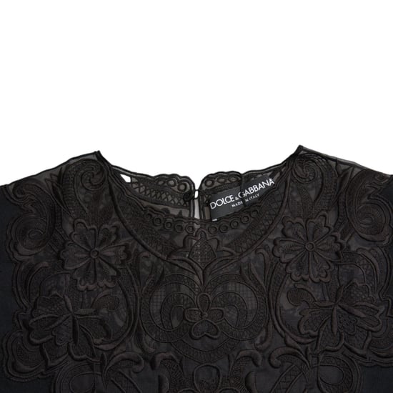 Spitzenkragen Langarmshirt - Image 5