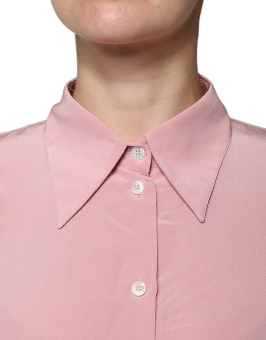 Seidenbluse mit langen Ärmeln - Image 5