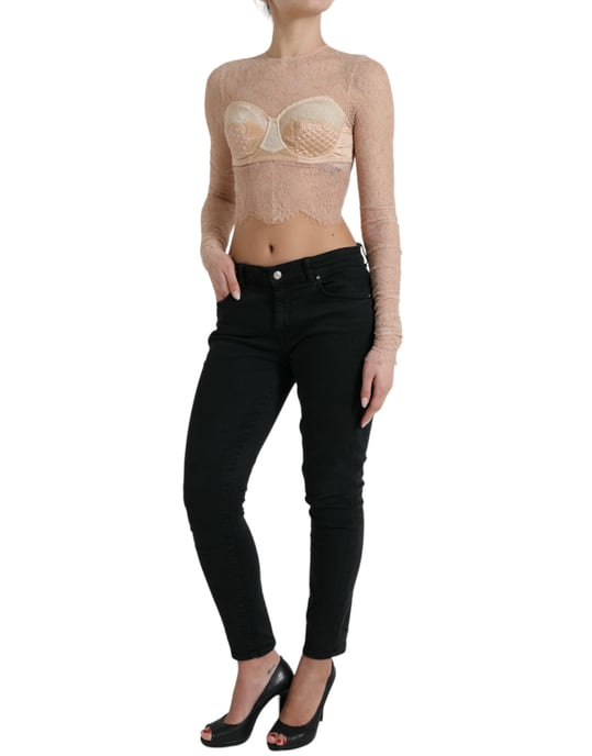 Spitzen-Crop-Top Tsh84280 - Image 2