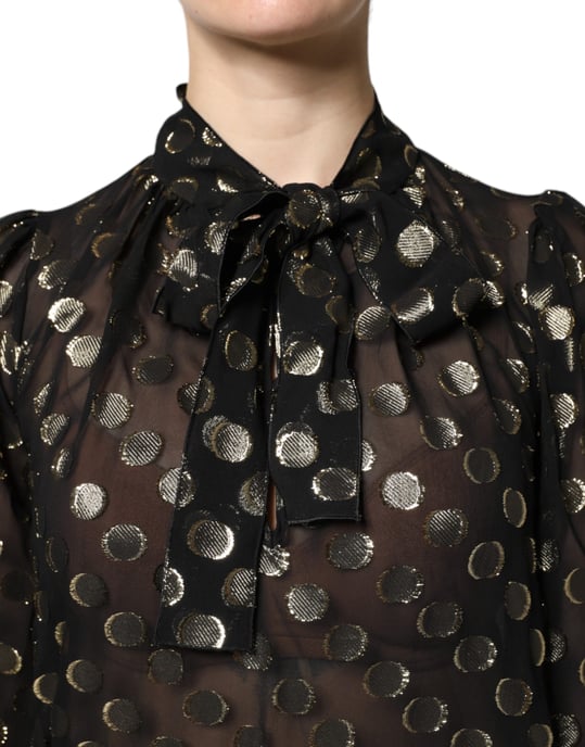 Seidenbluse mit Pünktchen - Image 6