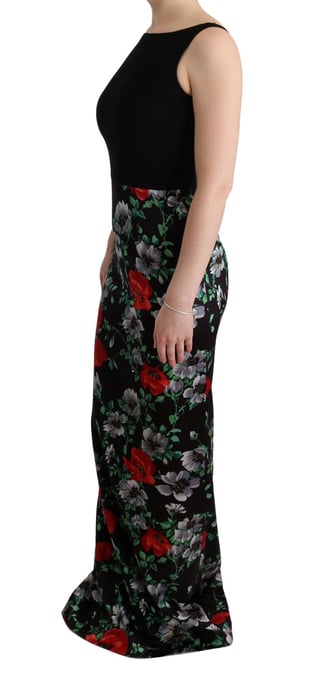 Maxikleid aus Seide mit Blumenmuster - Image 2