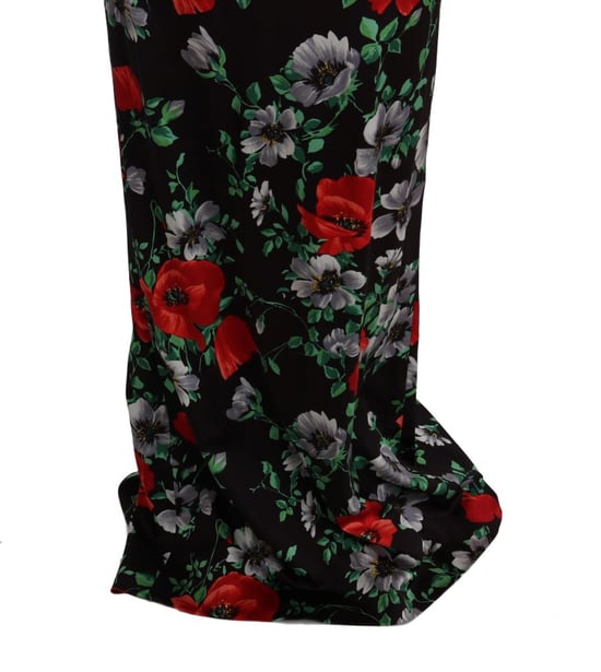 Maxikleid aus Seide mit Blumenmuster - Image 5