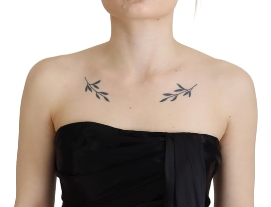 Drapiertes Seiden-Cocktailkleid - Image 4