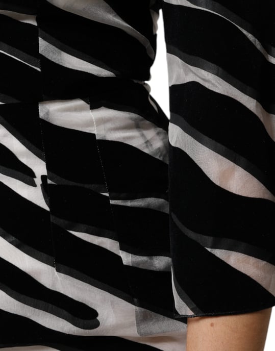 Zebra-Muster Mini-Kleid - Image 6