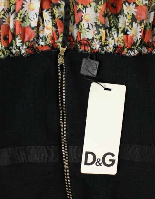 Dolce Gabbana Floral Mini-Kleid - Image 5