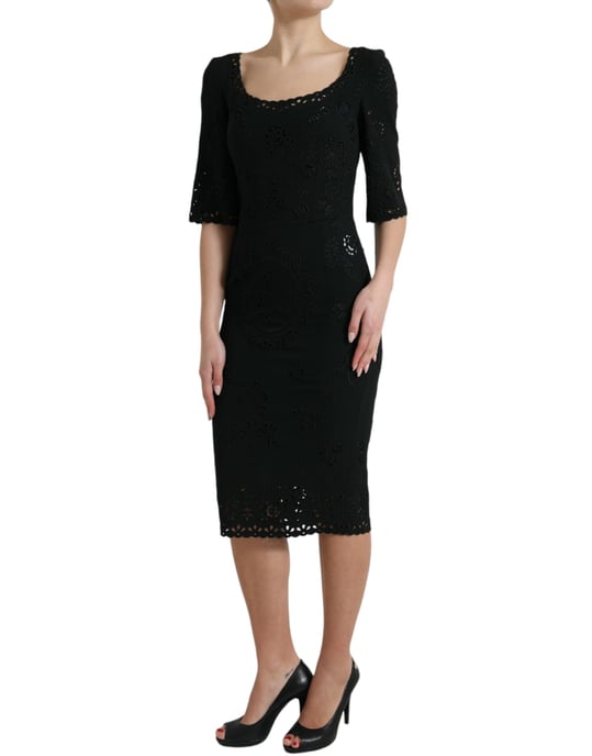 Blumen-Spitzen-Bleistiftkleid - Image 2
