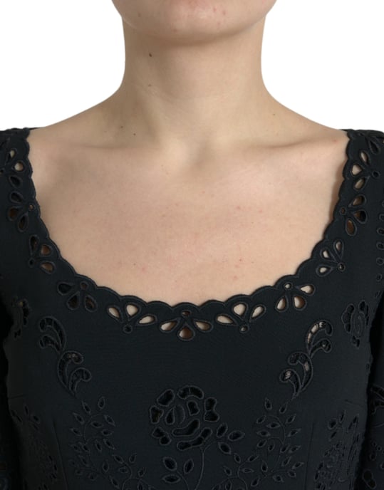 Blumen-Spitzen-Bleistiftkleid - Image 4