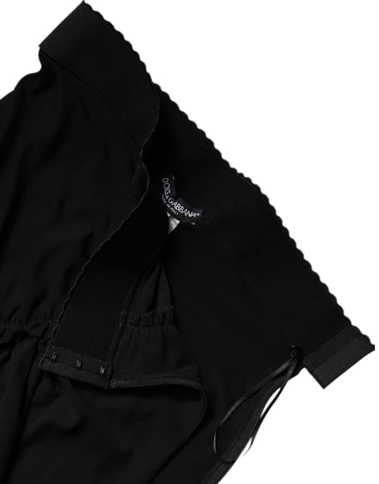 Dolce Gabbana Drapierter Jersey-Midi-Rock - Image 6