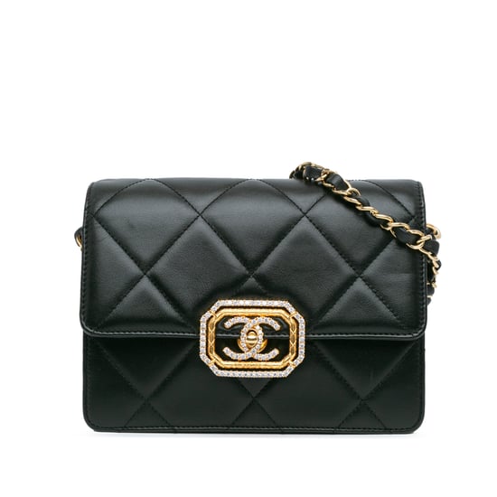 Gep quiltete Leder Crossbody Tasche - Image 1