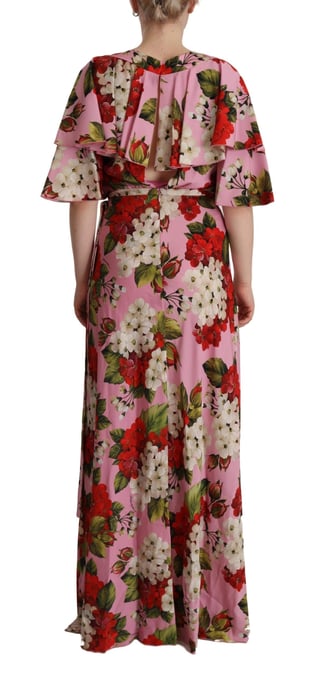 Blumiges Maxikleid Stil Dr28631 - Image 4