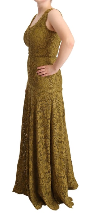 Spitzen-Maxikleid Ärmellos V-Ausschnitt - Image 2