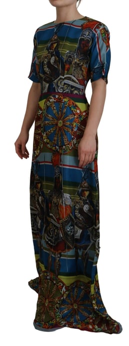 Bedrucktes Seiden-Maxikleid - Image 2