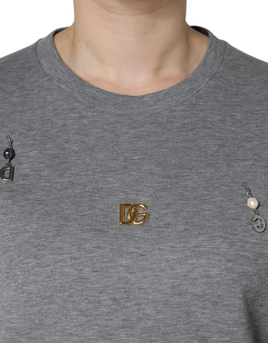 Dolce Gabbana Tsh84630 Graues T-Shirt - Image 5
