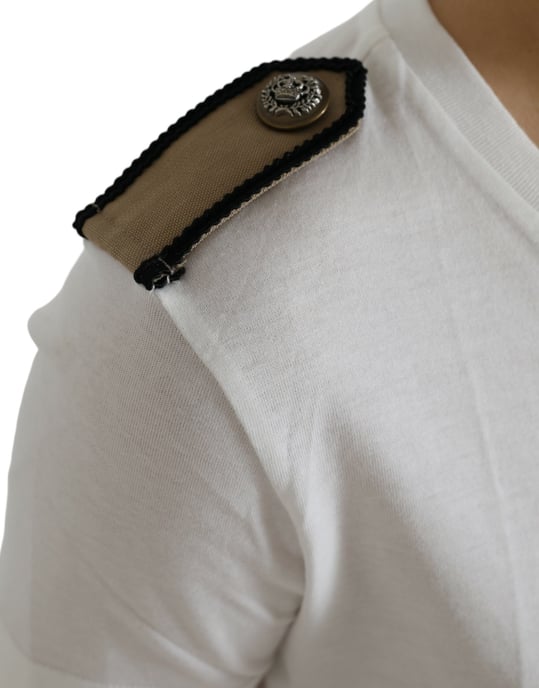 Blumiges Kurzarm Crewneck T-Shirt - Image 5