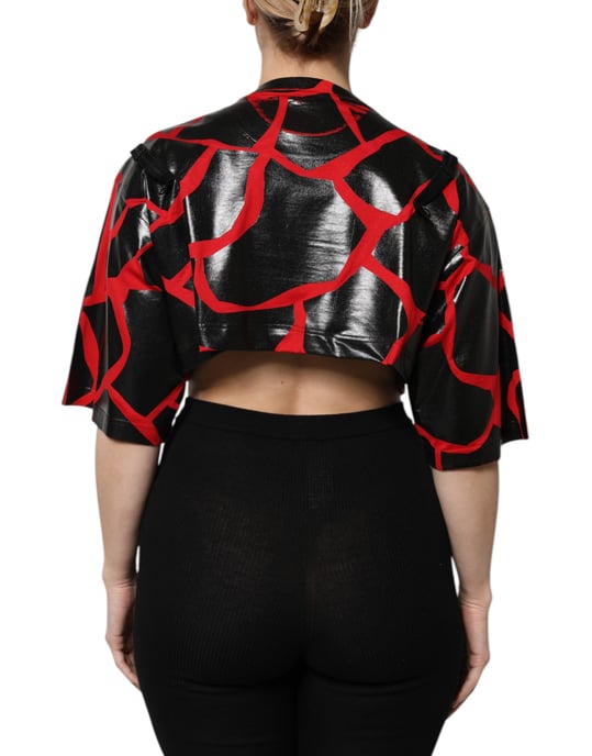Abstraktes Druck Satin-Top - Image 4