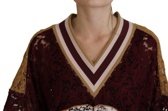 Spitzen-Sweatshirt mit lockerer Passform und langen Ärmeln - Image 4