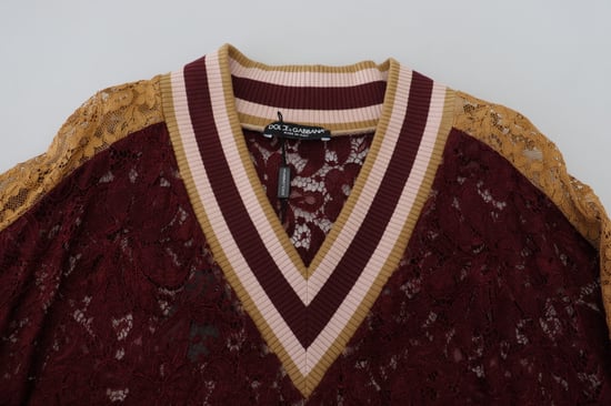 Spitzen-Sweatshirt mit lockerer Passform und langen Ärmeln - Image 5