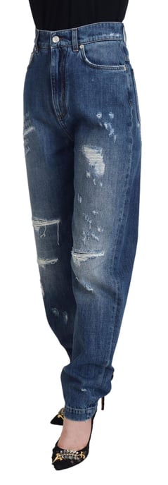 Abgedragte Denim-Jeans mit Rissen - Image 2