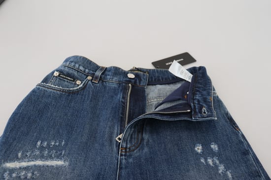Abgedragte Denim-Jeans mit Rissen - Image 4