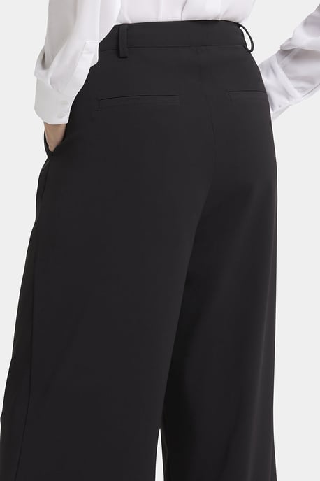 Weite Beinform Hose Schwarz | Schwarz - Image 3