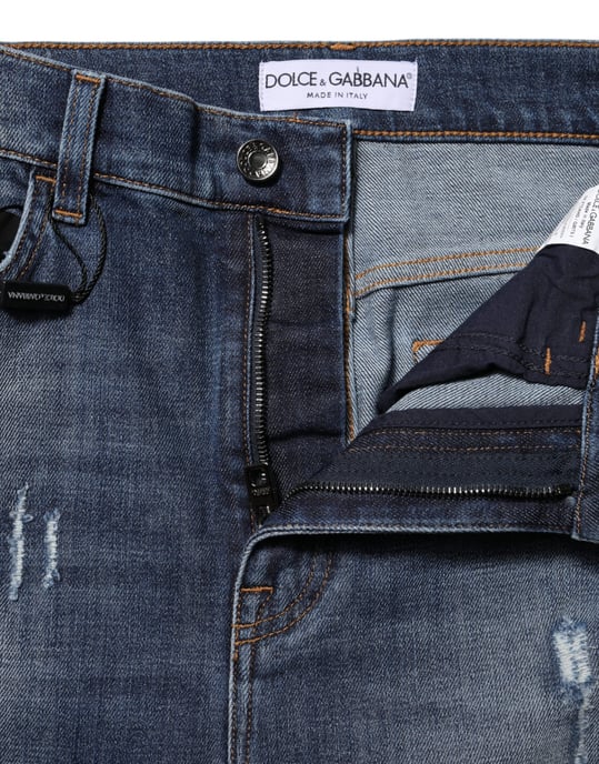 Zerrissene Skinny Jeans mit Used-Effekt - Image 4