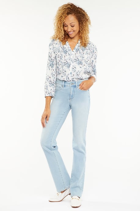Marilyn Straight Jeans Hellblaue Premium-Denim | Northstar - Image 4