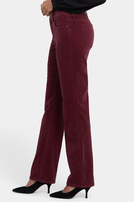 Marilyn Gerade Hose | Siena Rot - Image 2
