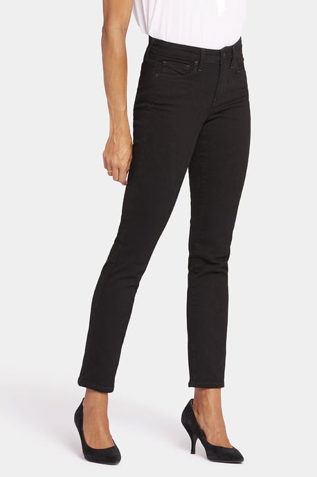 Sheri Slim Jeans Schwarz Premium Denim | Schwarz - Image 2