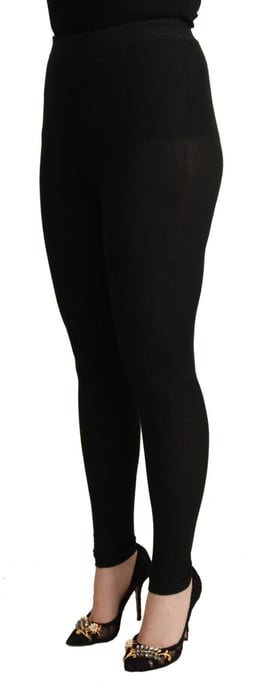 Dolce Gabbana Gerippte Strickleggings - Image 2