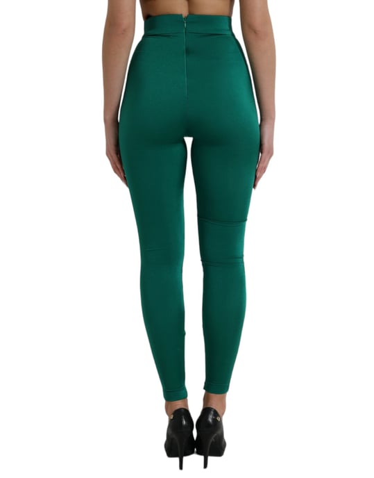 Hochbund-Leggings Grün - Image 3