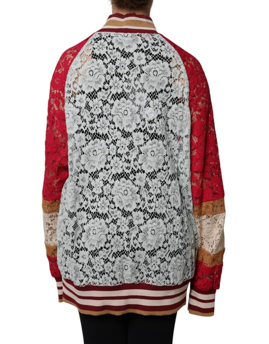 Spitzen-Cardigan Strickpatchwork - Image 3