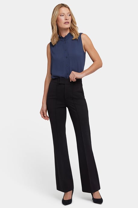 Hoch sitzende Bootcut Sculpt-Her™ Hose | Schwarz - Image 1