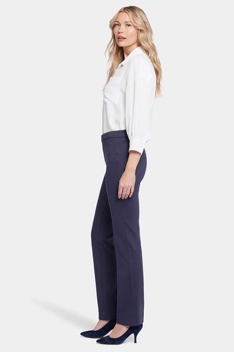 Schlanke Pants aus Ponte-Strick | Oxford Navy - Image 4