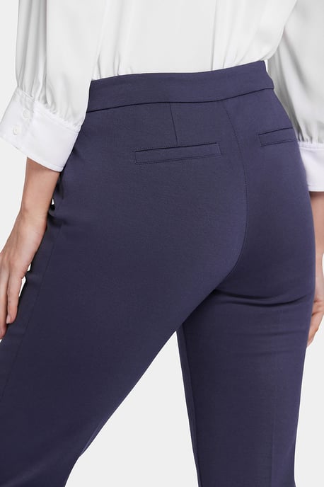 Schlanke Pants aus Ponte-Strick | Oxford Navy - Image 5