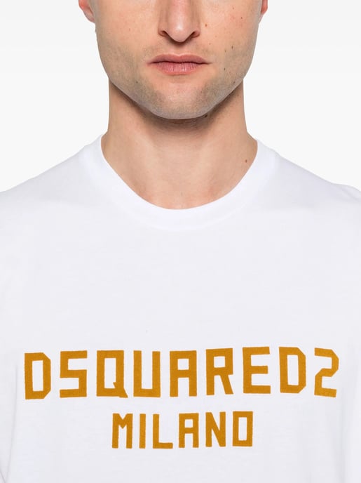 Dsquared T-Shirt mit Flocked-Logo - Weiß - Image 2