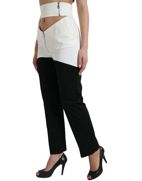 Zweifarbige Designerpants Enganliegende Zip-Jacke - Image 2