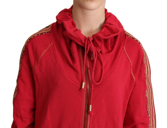 Rote Kapuzenpullover mit Reißverschluss - Image 4