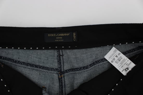Schnürdetails cropped Jeans - Image 6