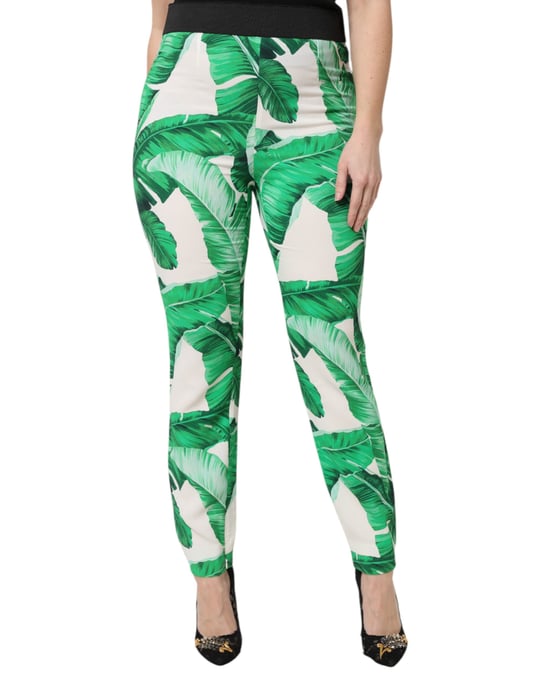 Bedruckte Hose Hohe Taille Slim Fit - Image 2