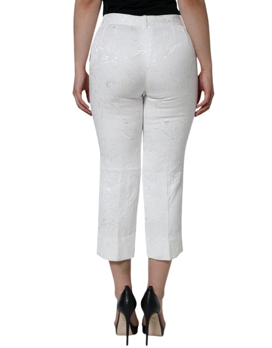 Blumenbrokat-Cropped-Hosen - Image 4
