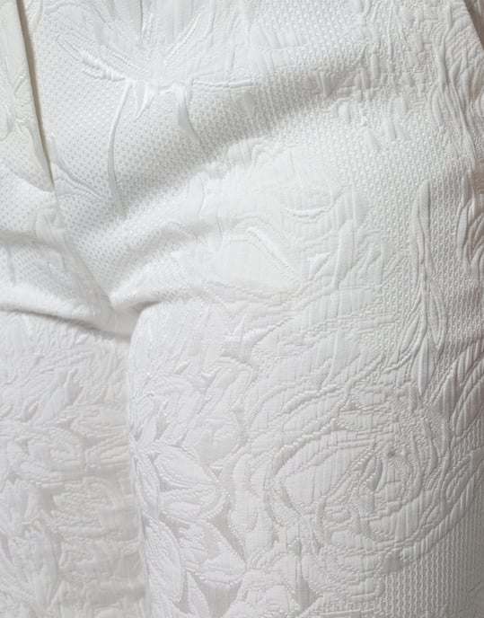 Blumenbrokat-Cropped-Hosen - Image 5