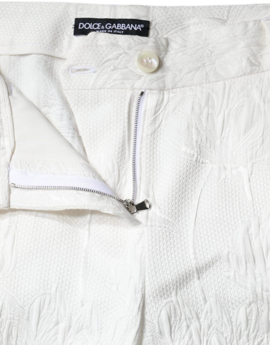 Blumenbrokat-Cropped-Hosen - Image 6