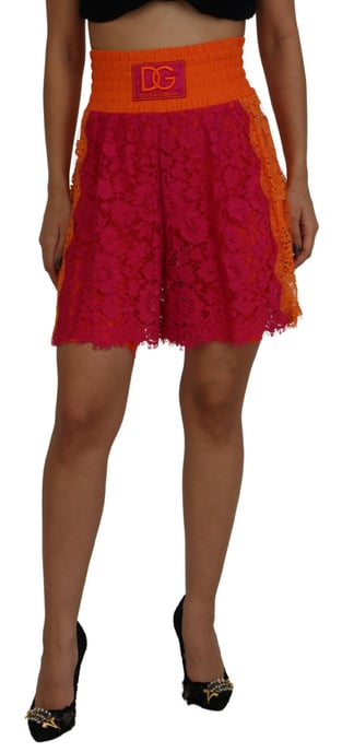 Spitzen-Hochbund-Shorts - Image 1