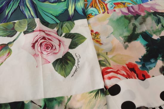 Blumen-Patchwork-Hochbundshorts - Image 4