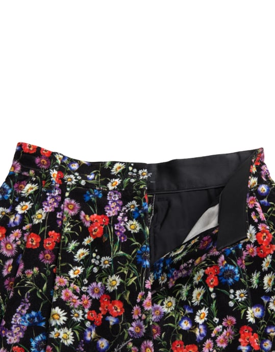 Blumenmuster Hohe Taille Shorts - Image 5