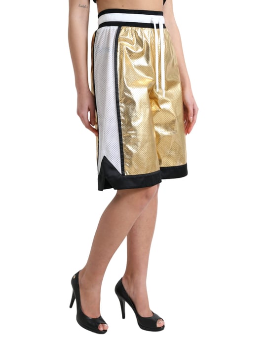 Metallische Shorts Gold Stil - Image 2