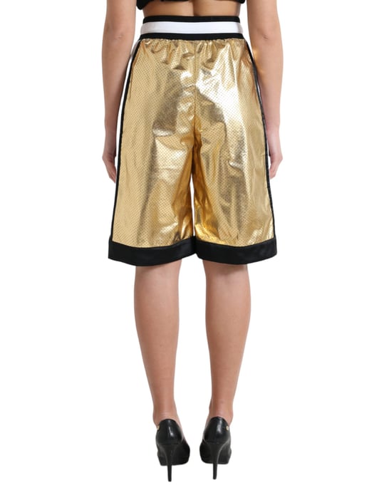 Metallische Shorts Gold Stil - Image 3