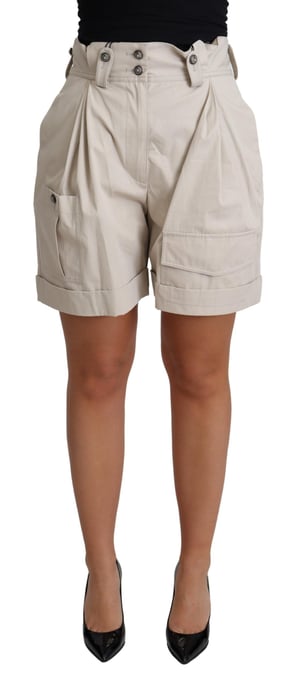 Dolce Gabbana Hochbundige Falten-Culottes - Image 1
