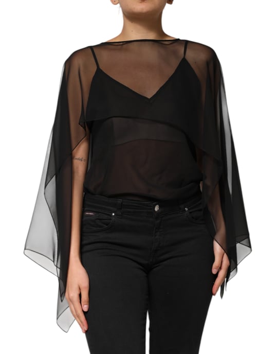 Geschichtete transparente Bluse - Image 2