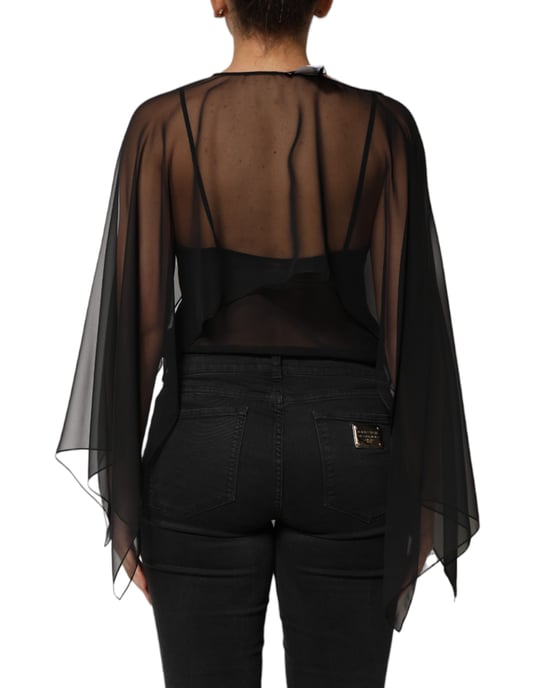 Geschichtete transparente Bluse - Image 4